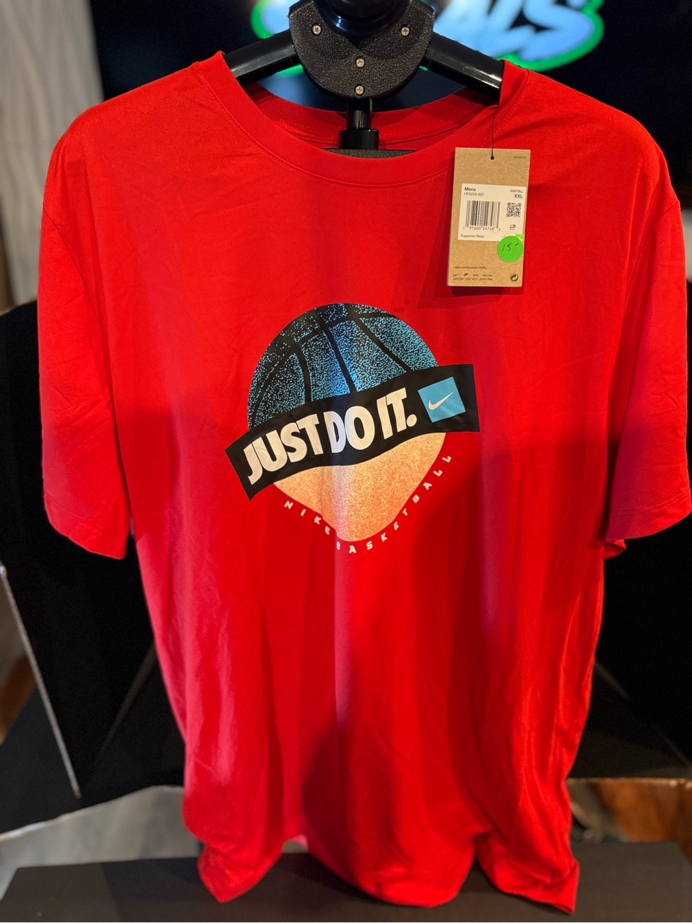 Nike Men’s ' Red 'Just Do It' Basketball T-Shirt size xxl